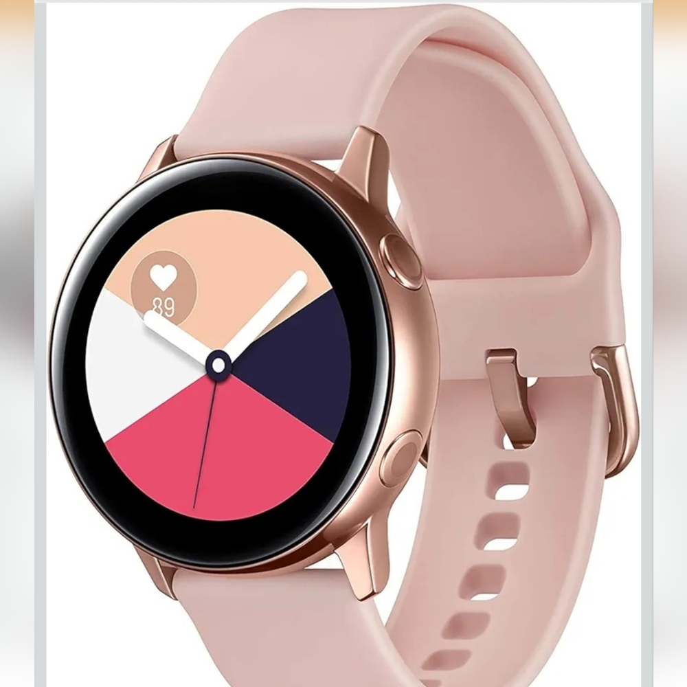 Samsung Pink and Rose Gold Smartwatch
